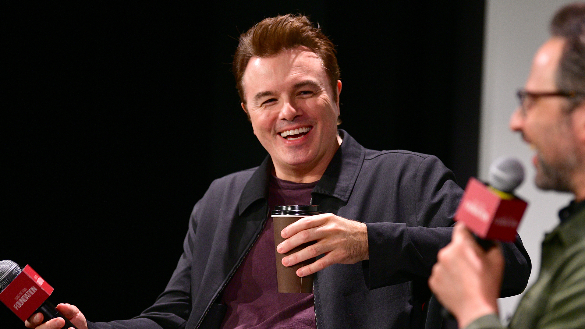 Seth MacFarlane in a SAG-AFRA Foundation conversation with Nick Kroll.